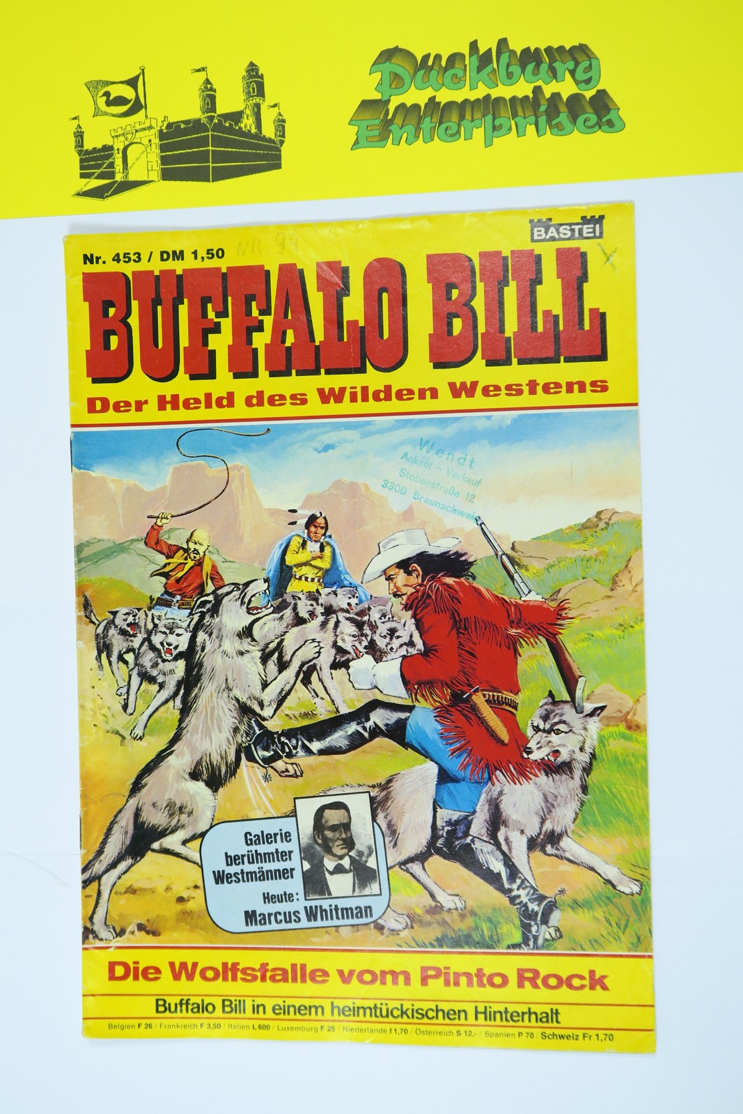 Buffalo Bill Nr. 453  Wäscher Bastei im Zustand (2 St). 161269