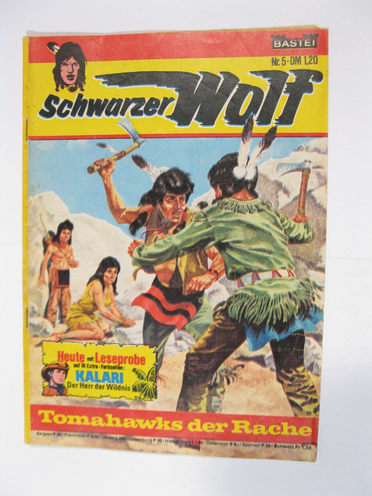 Schwarzer Wolf Nr.  5  Bastei im Zustand (2-3). 94115