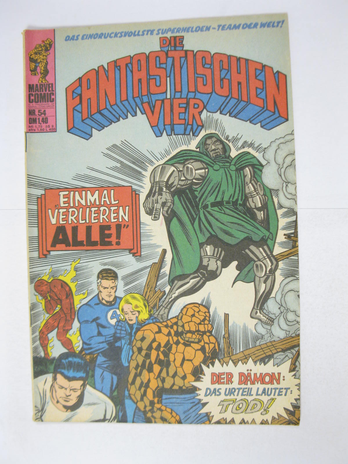 Fantastische Vier Nr.  54  Marvel Williams im Zustand (1-2). 124653