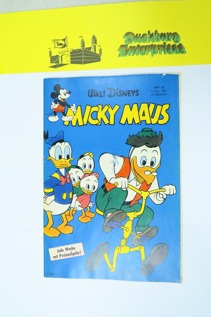 Micky Maus 1960/ 28 vom 9.7.60  Ehapa im Zustand (2). 162773