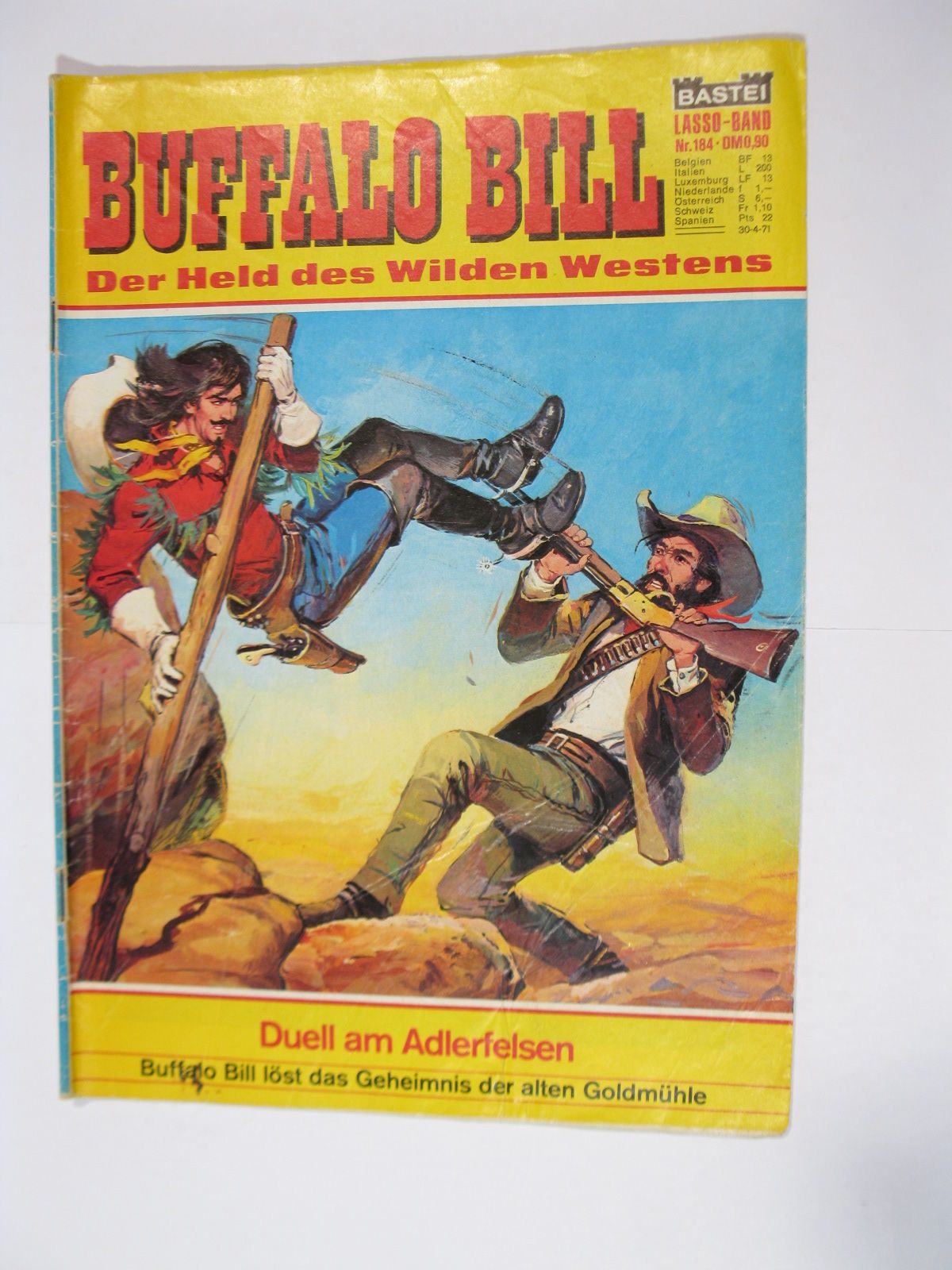 Lasso / Buffalo Bill Nr. 184  Bastei im Zustand (3). 91565