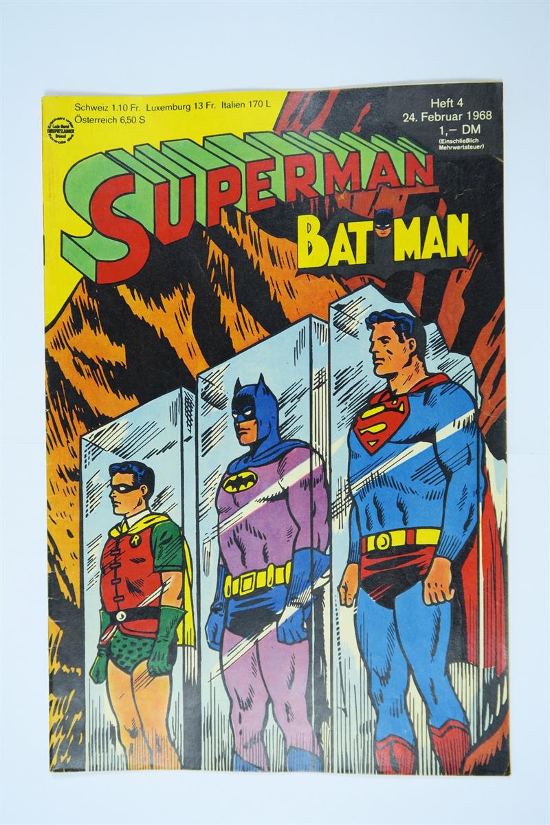 Superman Comic 1968/ 4  Ehapa im Zustand (1/1-2). 143755