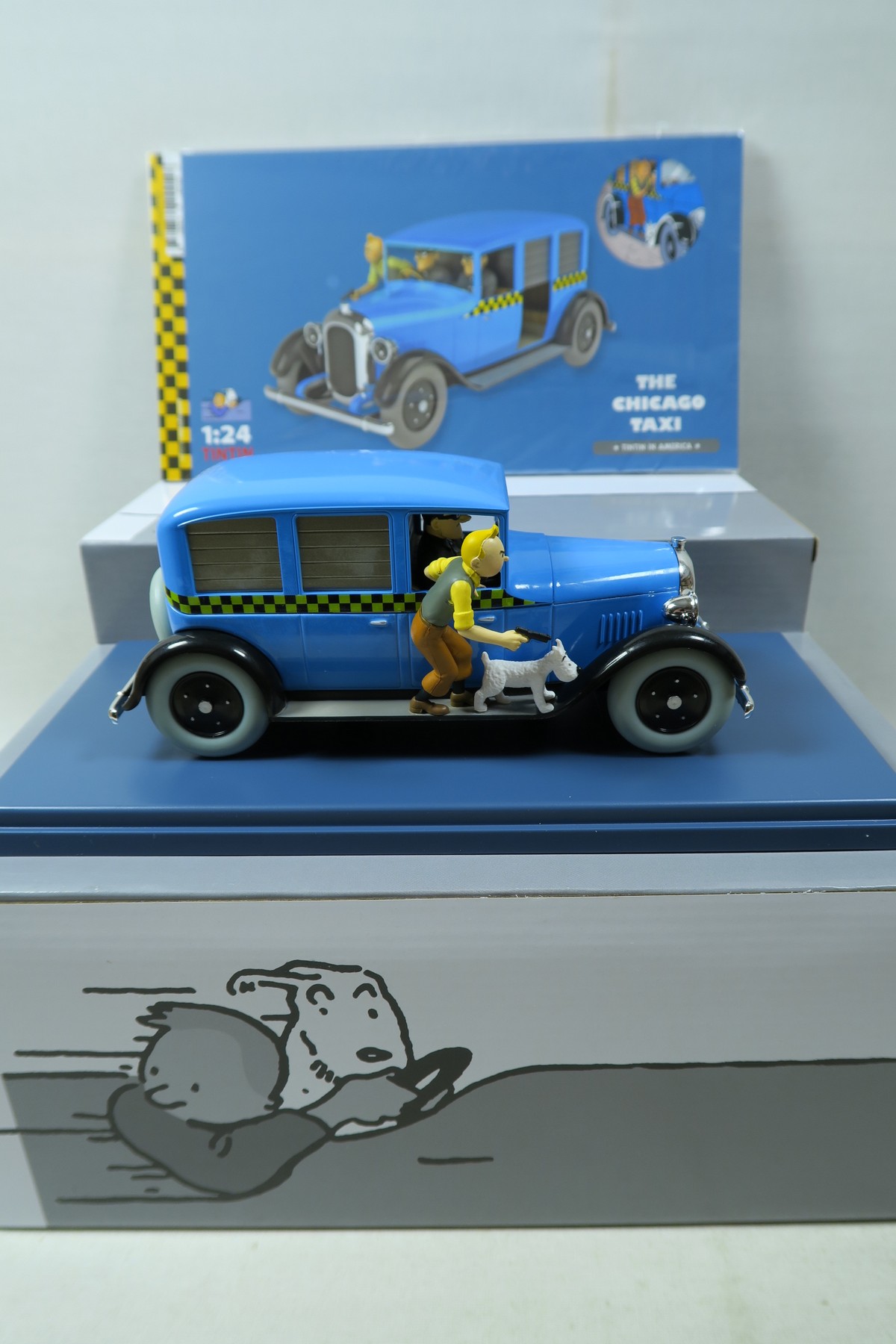 Tim & Struppi Tintin Auto 1/24 Chicago Checker Taxi  Moulinsart 29907