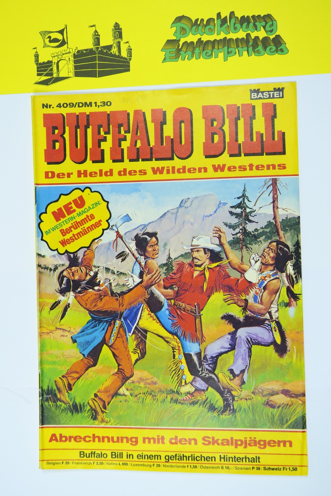 Buffalo Bill Nr. 409  Wäscher Bastei im Zustand (2-3). 161243