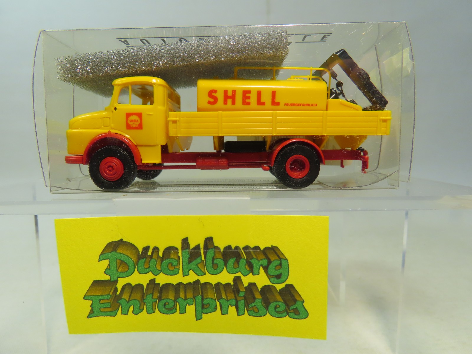 Brekina 1:87 LKW 47020 Mercedes MB L322 mit Shell Tank auf Pritsche in OVP 177285