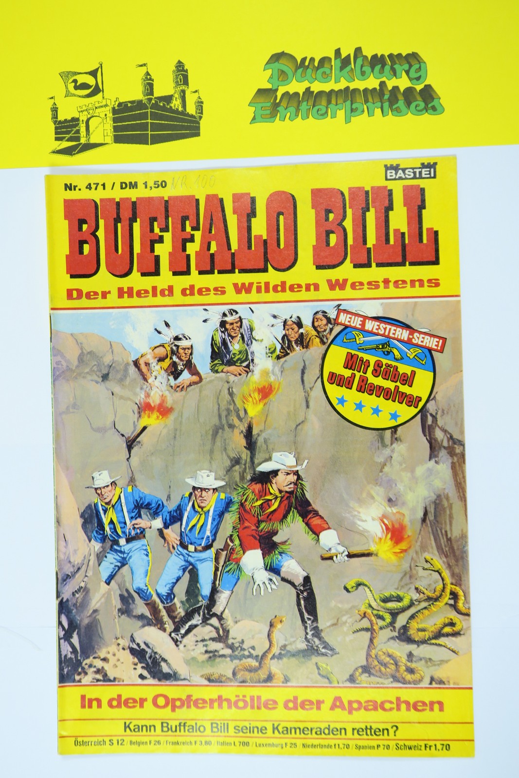 Buffalo Bill Nr. 471  Wäscher Bastei im Zustand (2). 161281