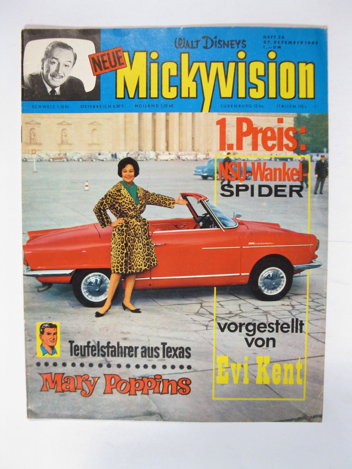 Mickyvision / Micky Vision 1965/26  Ehapa Verlag im Zustand (1-2). 79457