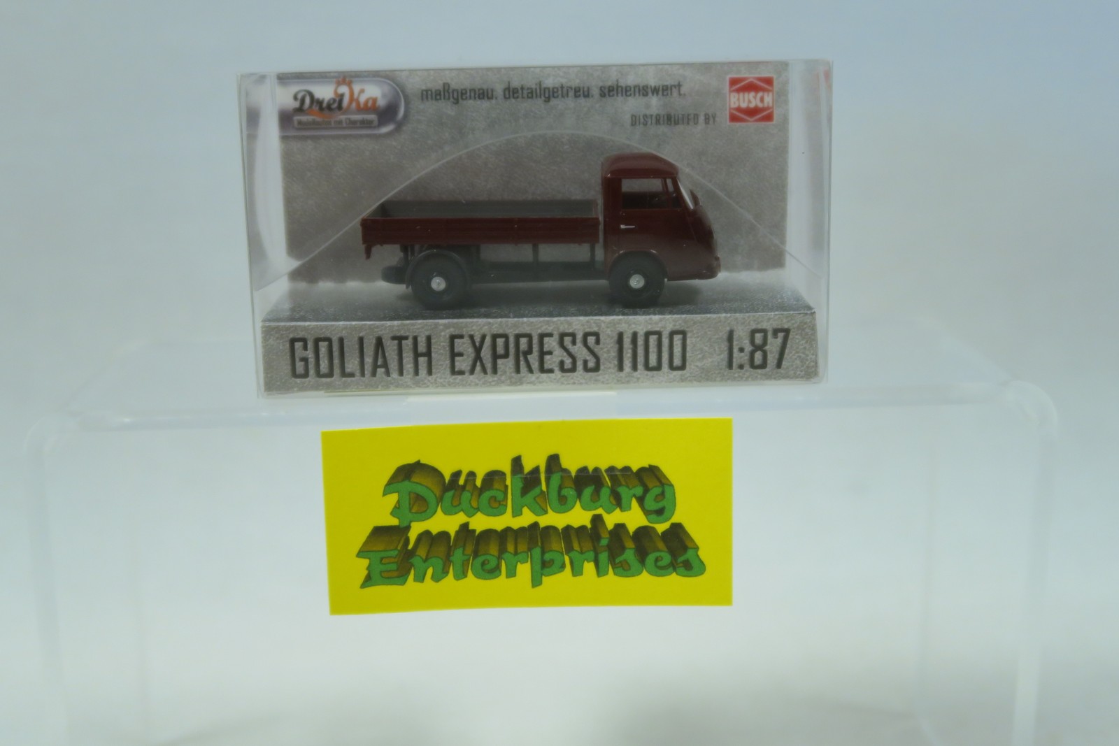 Busch 1:87 PKW 94202 Goliath Express 1100 Pritsche weinrot Dreika in OVP 169605