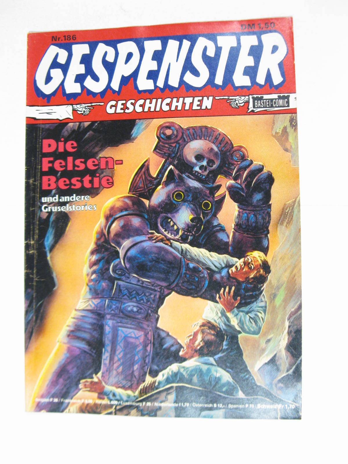 Gespenster Geschichten Nr. 186  Bastei im Zustand (1-2). 123329