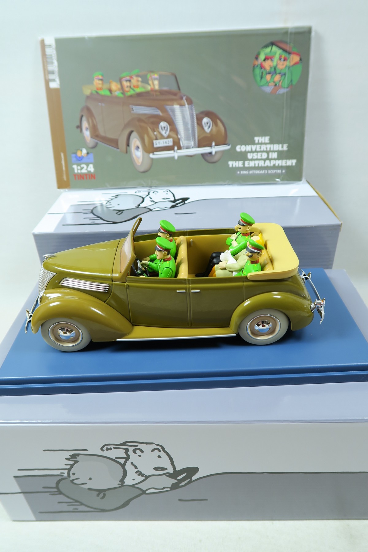 Tim & Struppi Tintin Auto 1/24 Ford Convertible  Moulinsart 29950