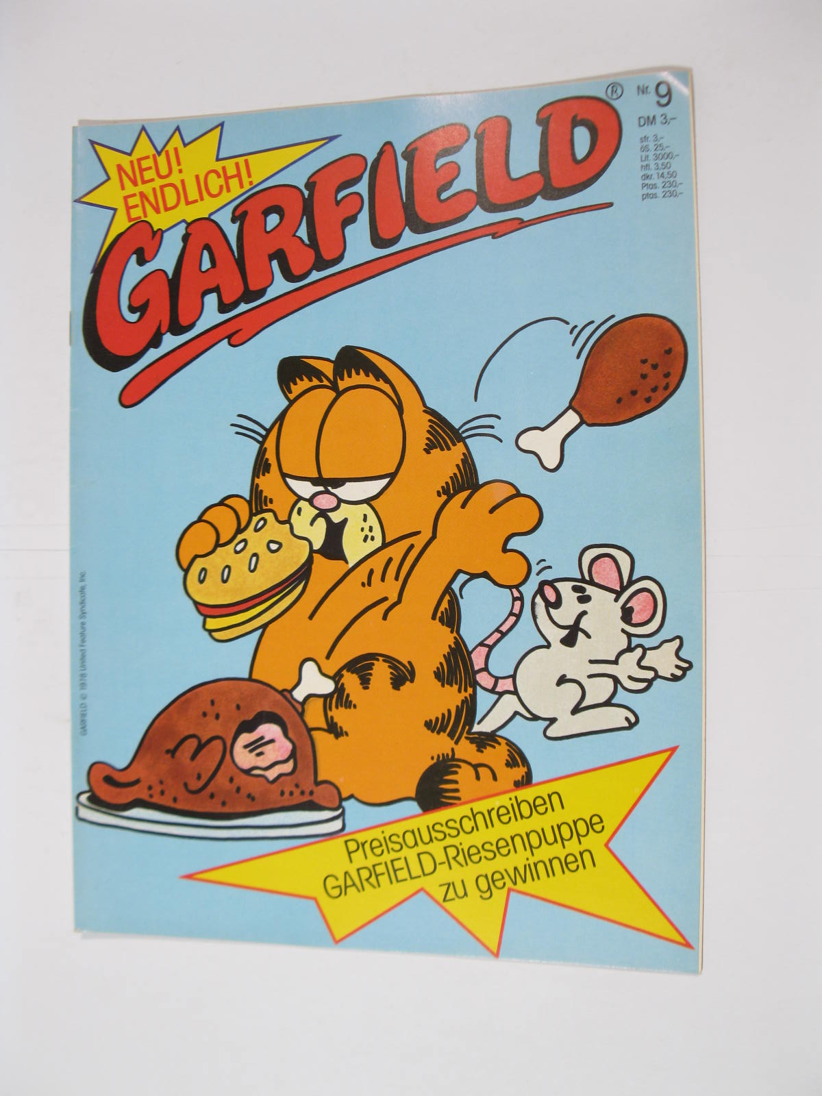 Garfield GbÜ Nr. 1986/ 9  Bavaria Vlg. im Z (1). 111219