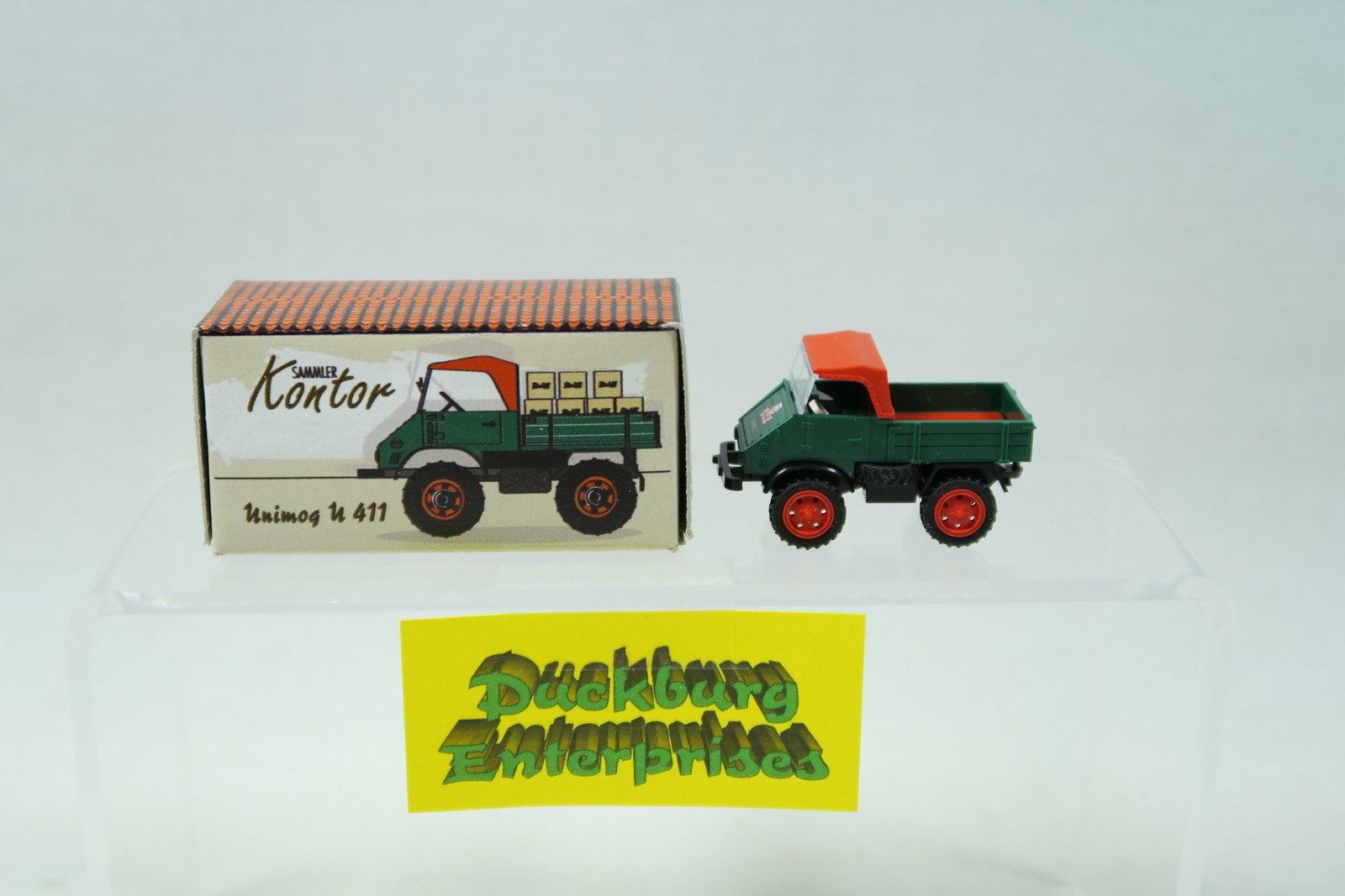 Wiking 1:87 Sammlerkontor Unimog U 411 grün Pritsche Steiff limitiert in OVP 168605