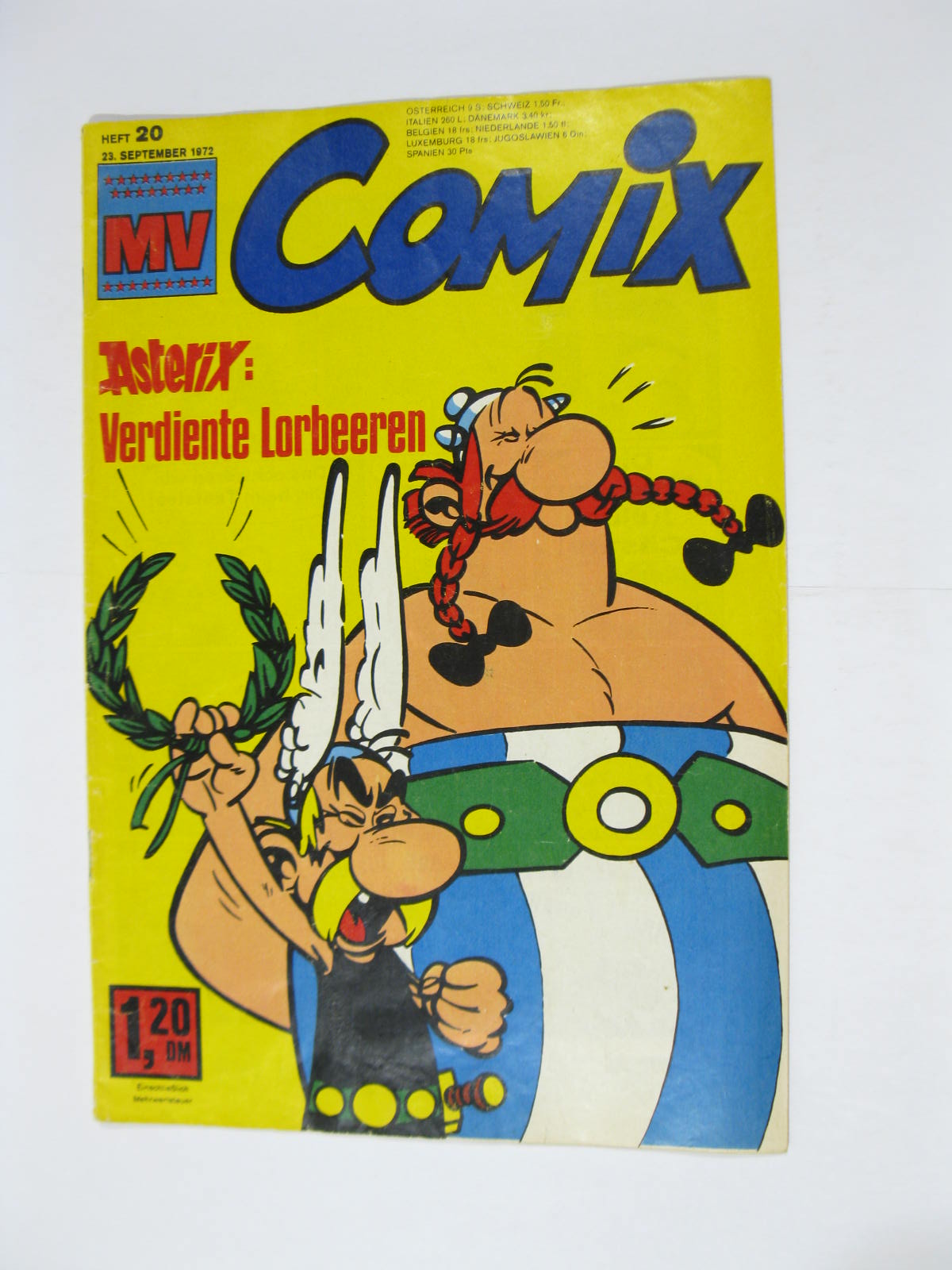 Mickyvision / MV Comix mit Asterix + Superboy 1972/20  Ehapa Z (2). 117973