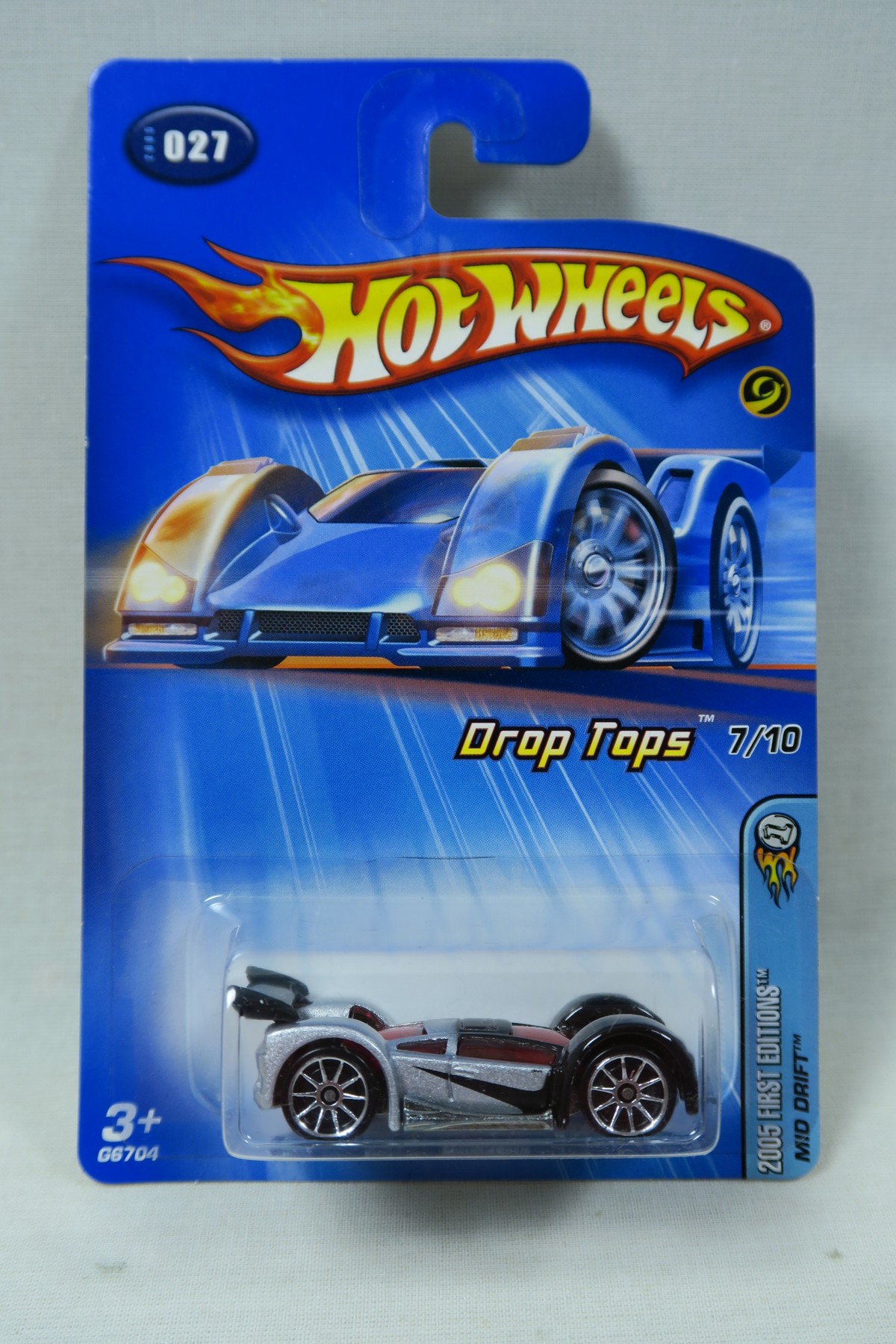 Hot Wheels 2005 Drop Tops 027 Mid Drift 7/10 MOC 138105