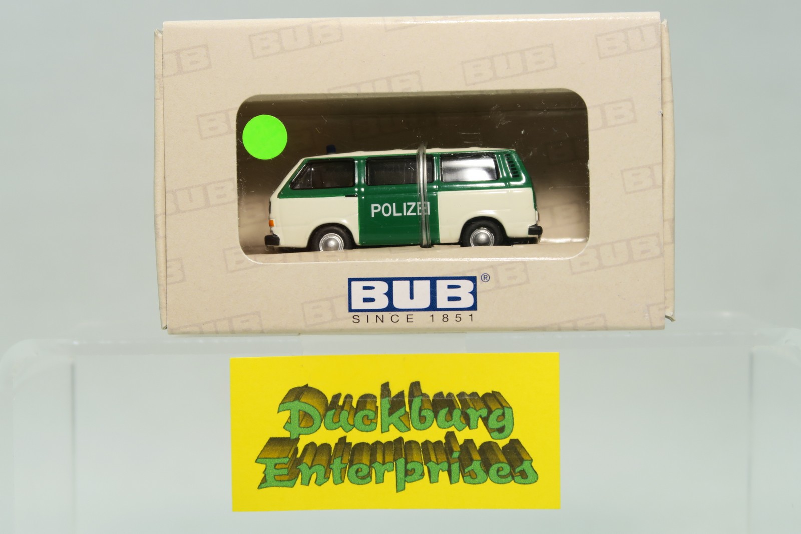 BUB 1:87 09251 VW T3 Bus Bulli Polizei Ed. 2009  weiß grün  in OVP 173849