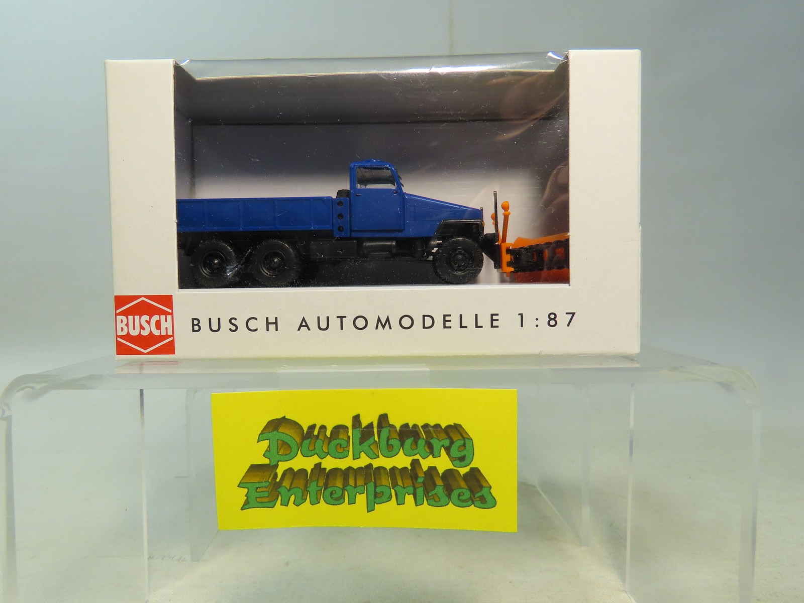 Busch1:87 LKW 51504 IFA G5 mit Schneepflug in OVP 177263