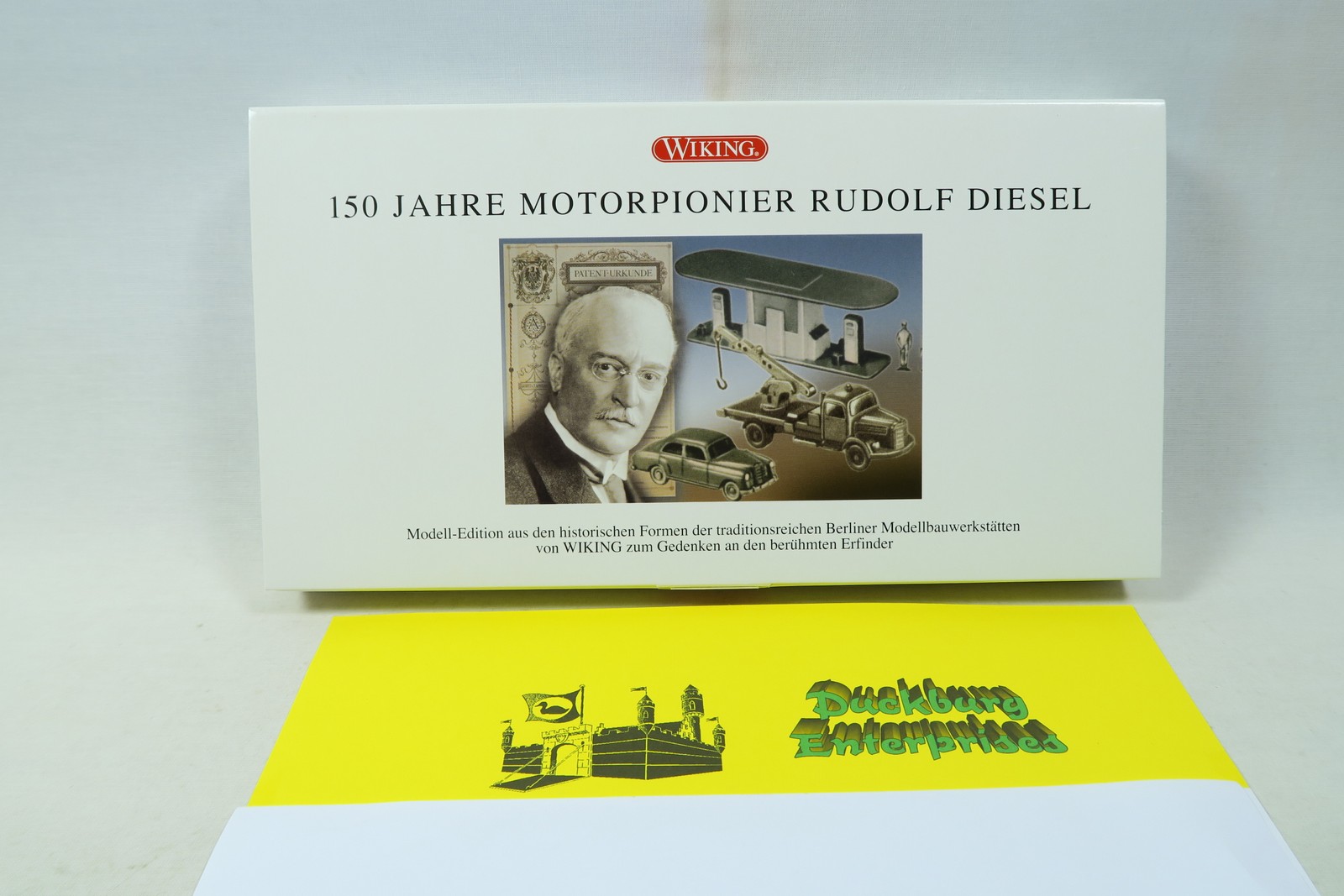 Wiking 09905950 150 Jahre Motorpionier Rudolf Diesel Set in OVP 1:87 167262