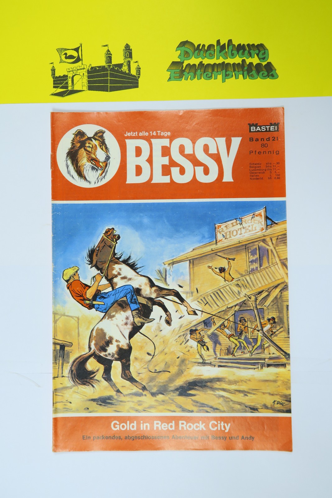 Bessy Comic-Heft Nr. 21  Bastei im Zustand (1-2/2). 150813