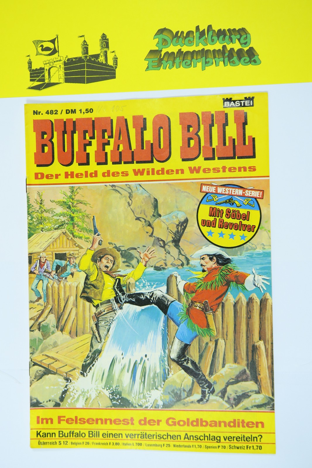 Buffalo Bill Nr. 482  Wäscher Bastei im Zustand (2). 161289