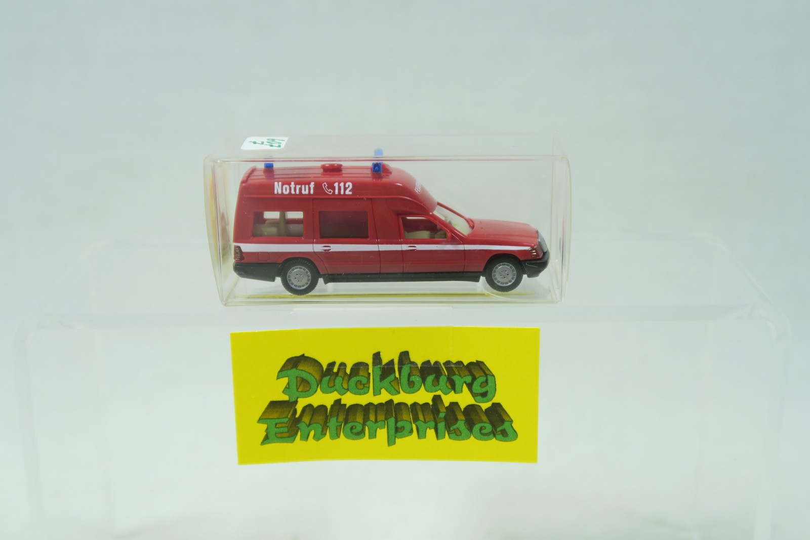 Wiking 1:87 Feuerwehr 60718 Mercedes Benz Binz RTW 607/7 in OVP 168407