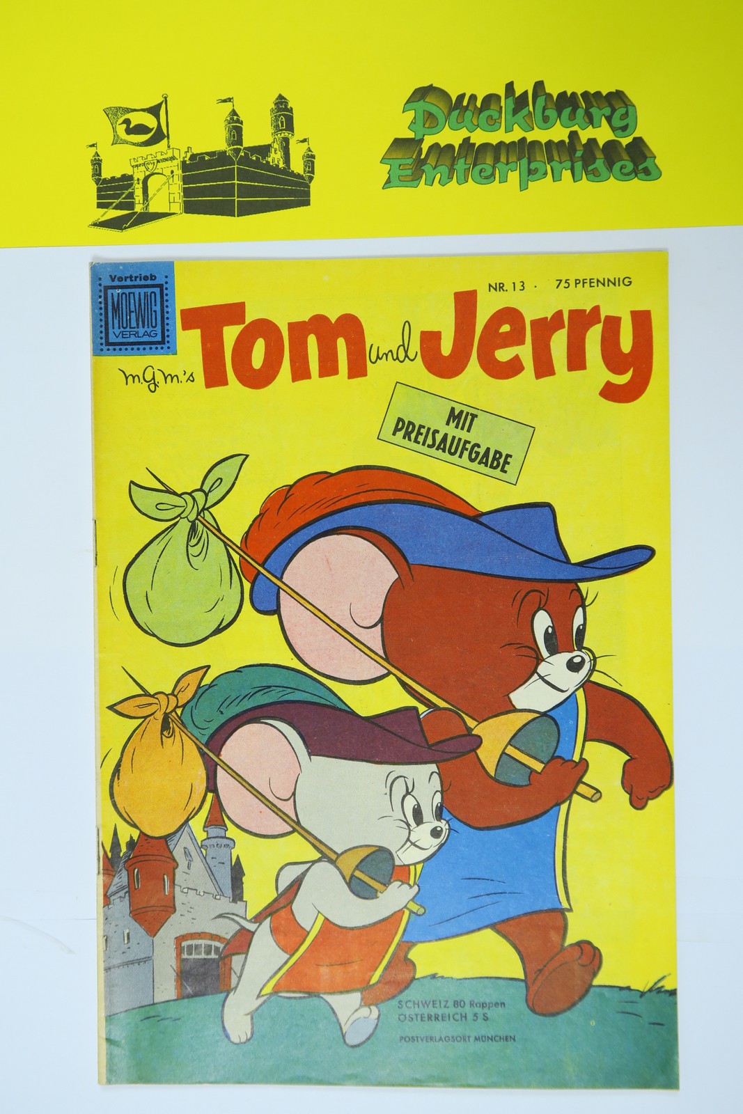 Tom und Jerry 1.Aufl. Nr.  13  Tessloff / Moewig Verlag im Z (1-2). 145887