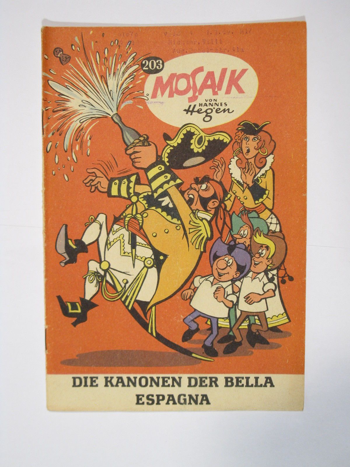 Mosaik DDR Comic Nr. 203  Vlg. Junge Welt im Zustand (2). 64987