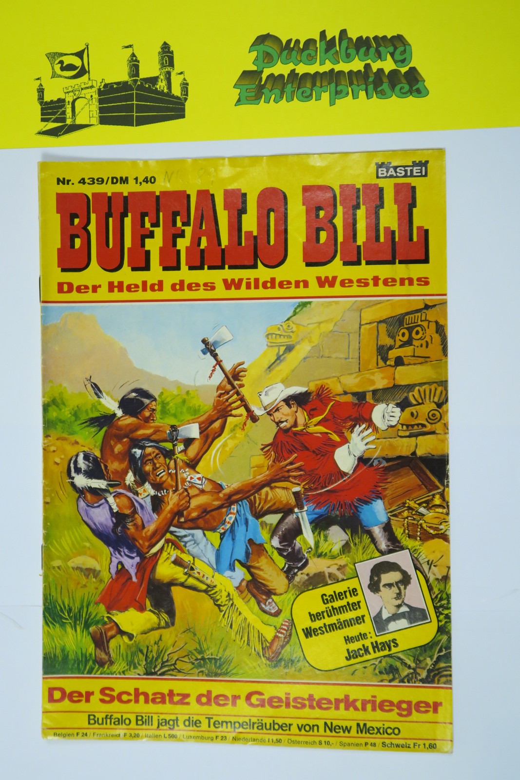 Buffalo Bill Nr. 439  Wäscher Bastei im Zustand (2). 161259