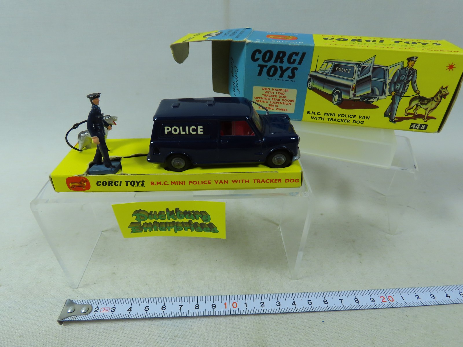 Corgi Toys 448  Mini Police Van with Tracker Dog  in OVP 177577