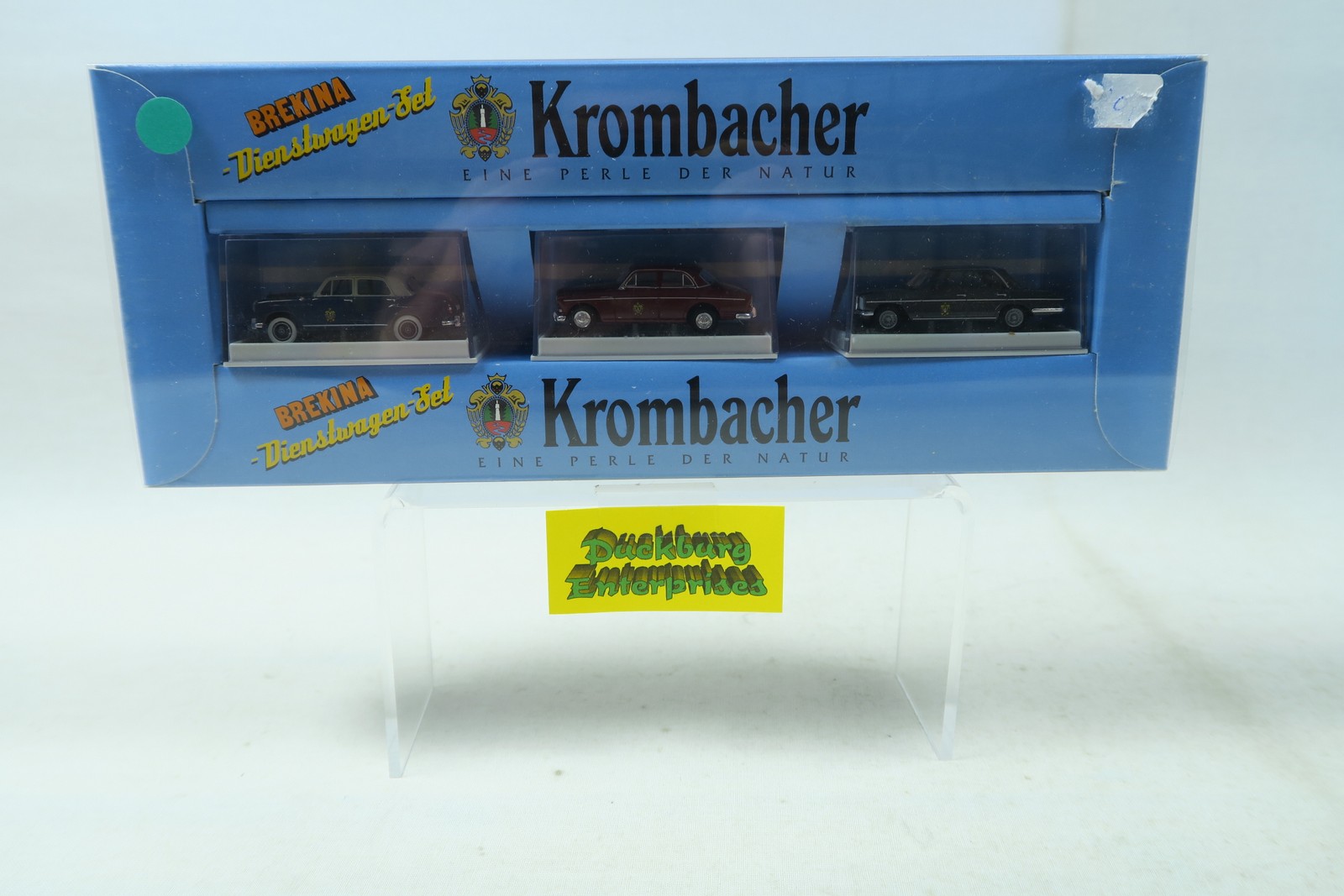 Brekina 2526 Krombacher Dienstwagen MB Ponton Volvo Amazon Set OVP 1:87 173587