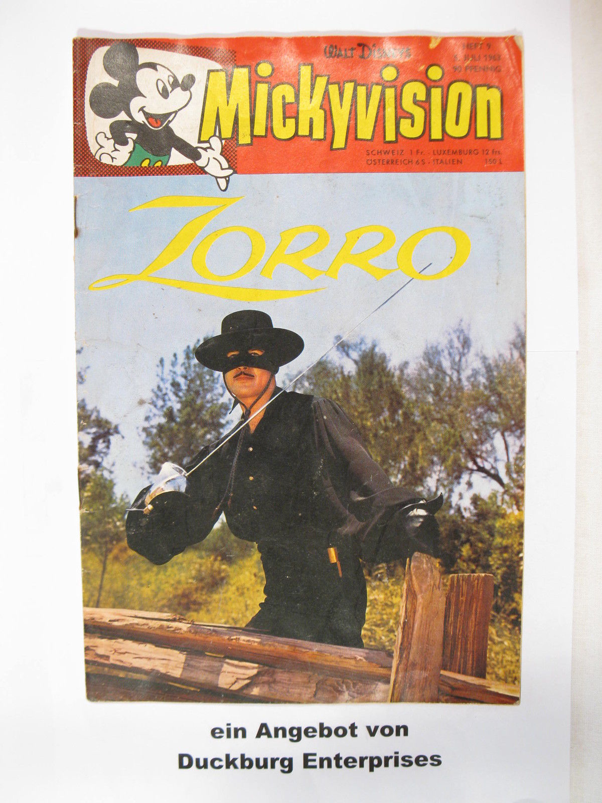 Mickyvision / Micky Vision 1963/ 9  Ehapa Verlag im Zustand (2) 47271