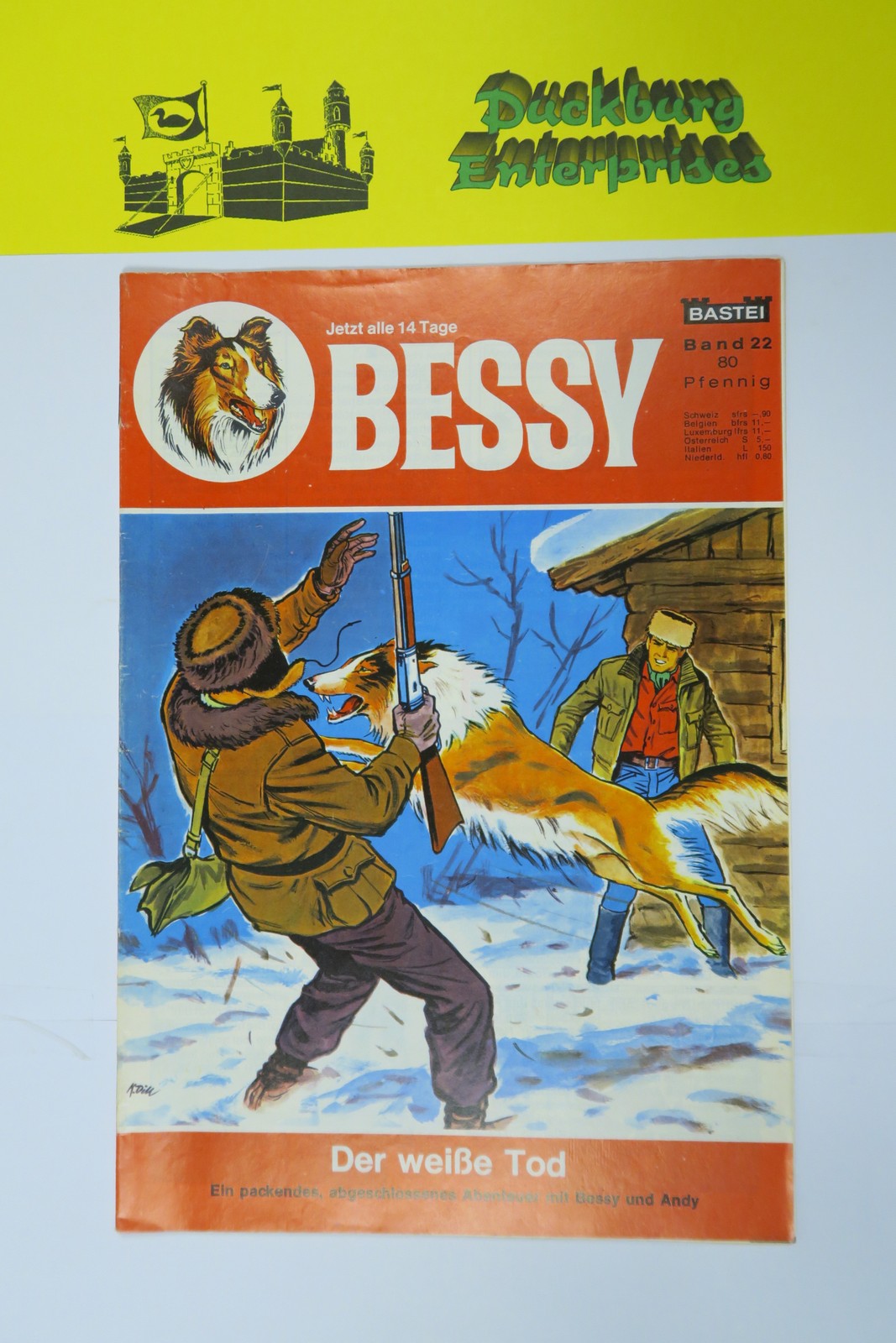 Bessy Comic-Heft Nr. 22  Bastei im Zustand (1-2/2). 150757