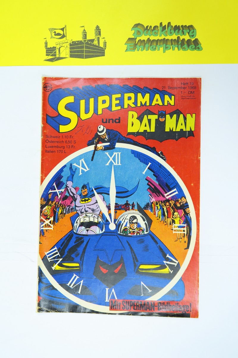 Superman Comic 1968/19  Ehapa im Zustand (2-3 NZ). 153673