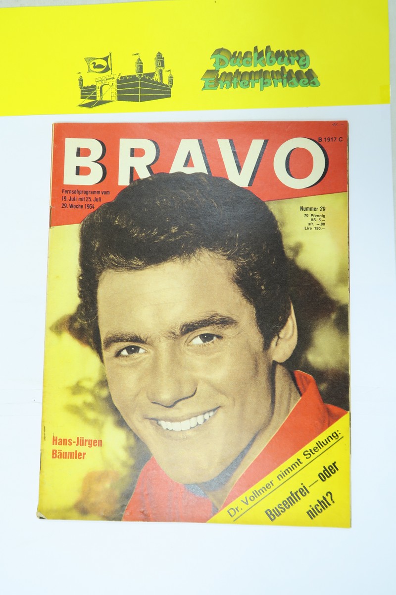 Bravo 1964 /29 vom 14.7.1964 Hans-J. Bäumler, Beatles, P. Brice, Lex Barker 159039