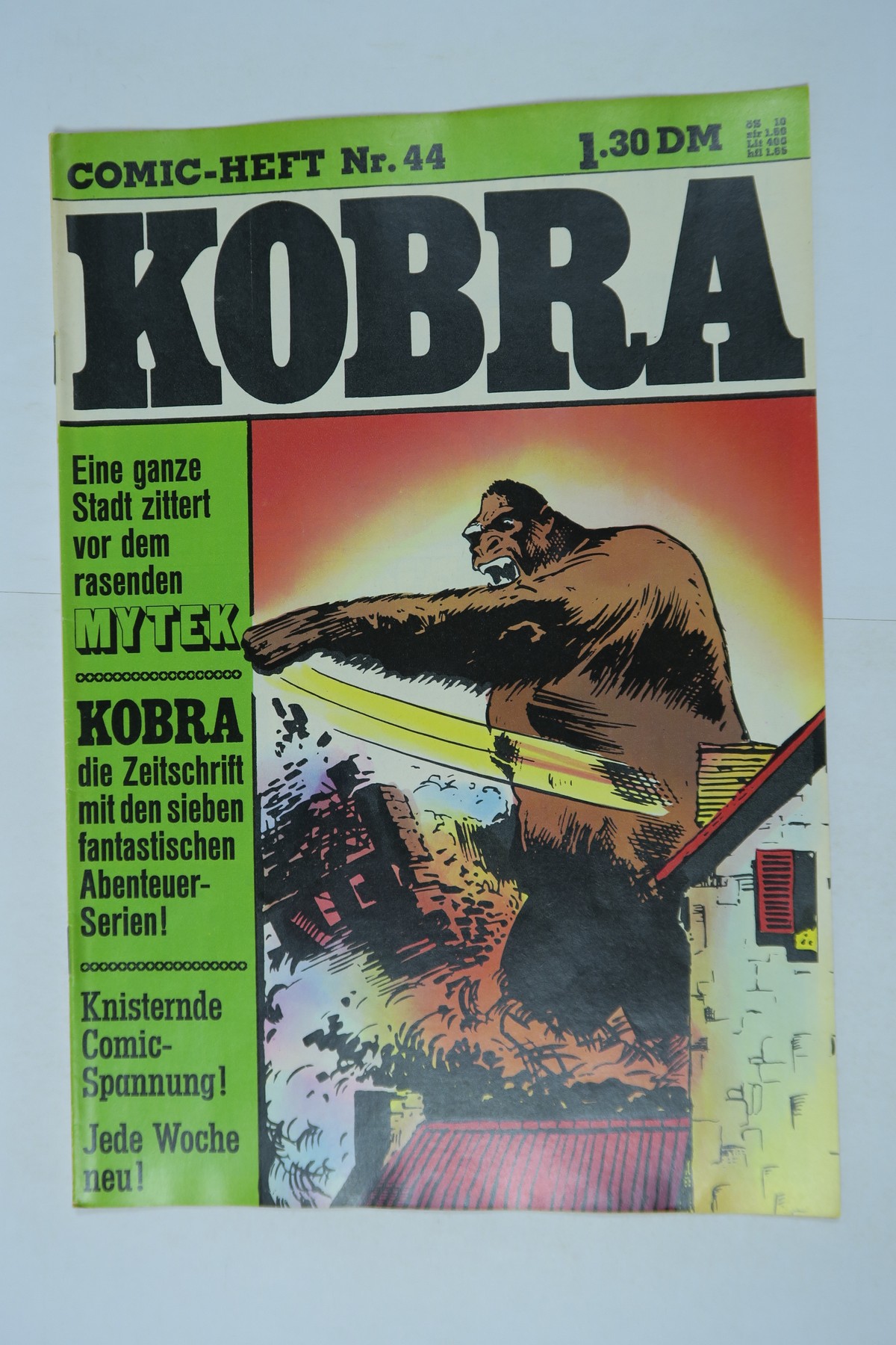 Kobra Comic 1975/44   Gevacur im Zustand (1-2). 140687