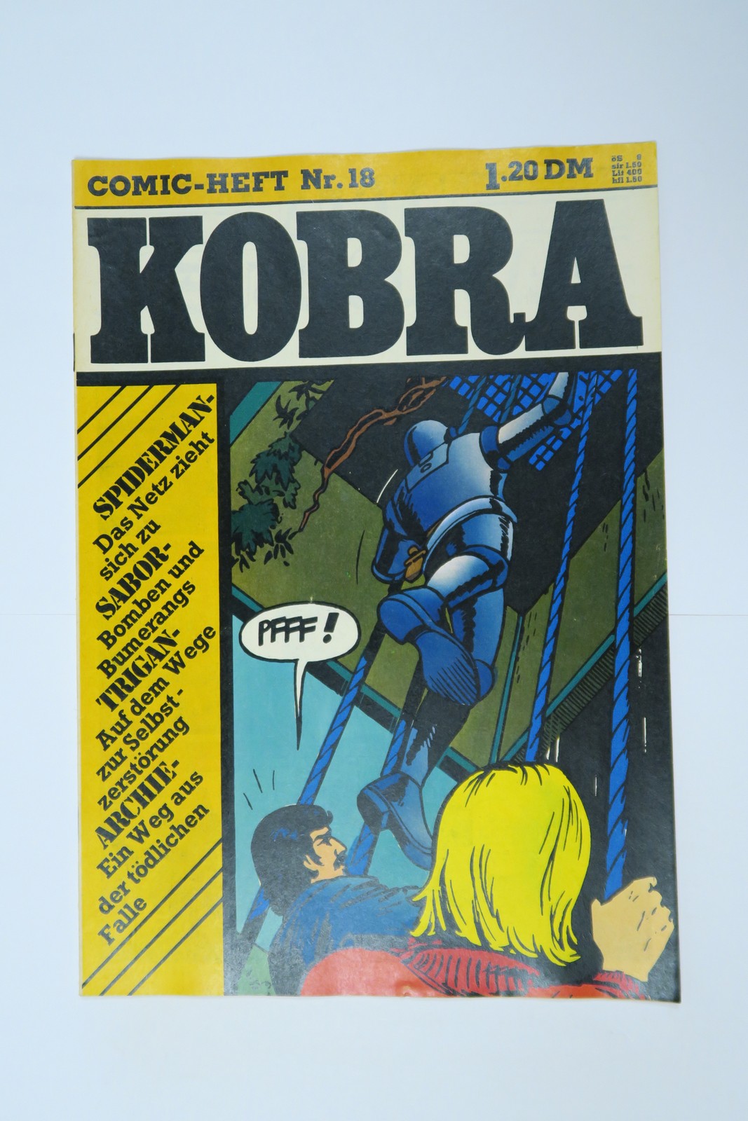 Kobra Comic 1975/18  Gevacur im Zustand (1/1-2). 150023