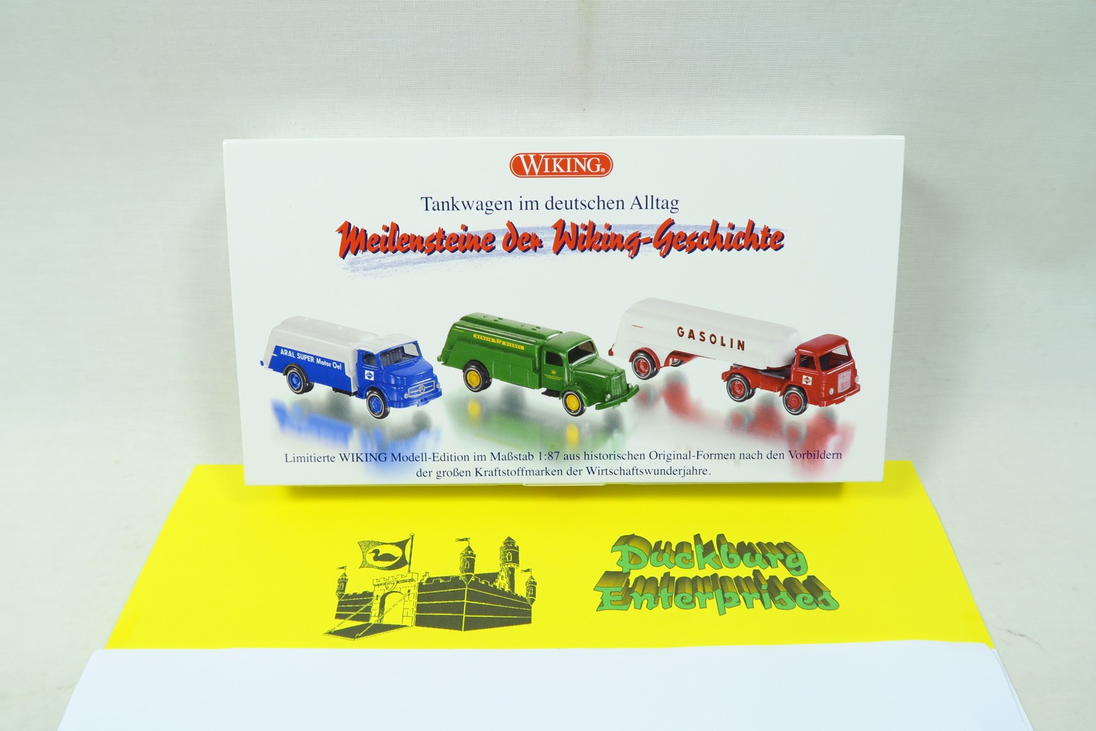 Wiking 099082 Meilensteine Tankwagen im deutschen Alltag Set in OVP 1:87 185247