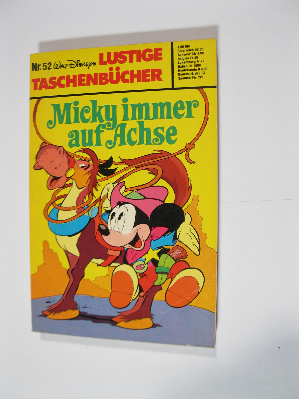 Donald Duck Lustiges Taschenbuch  Nr. 52  ERSTAUFLAGE Ehapa Z (1/1-2). 116201