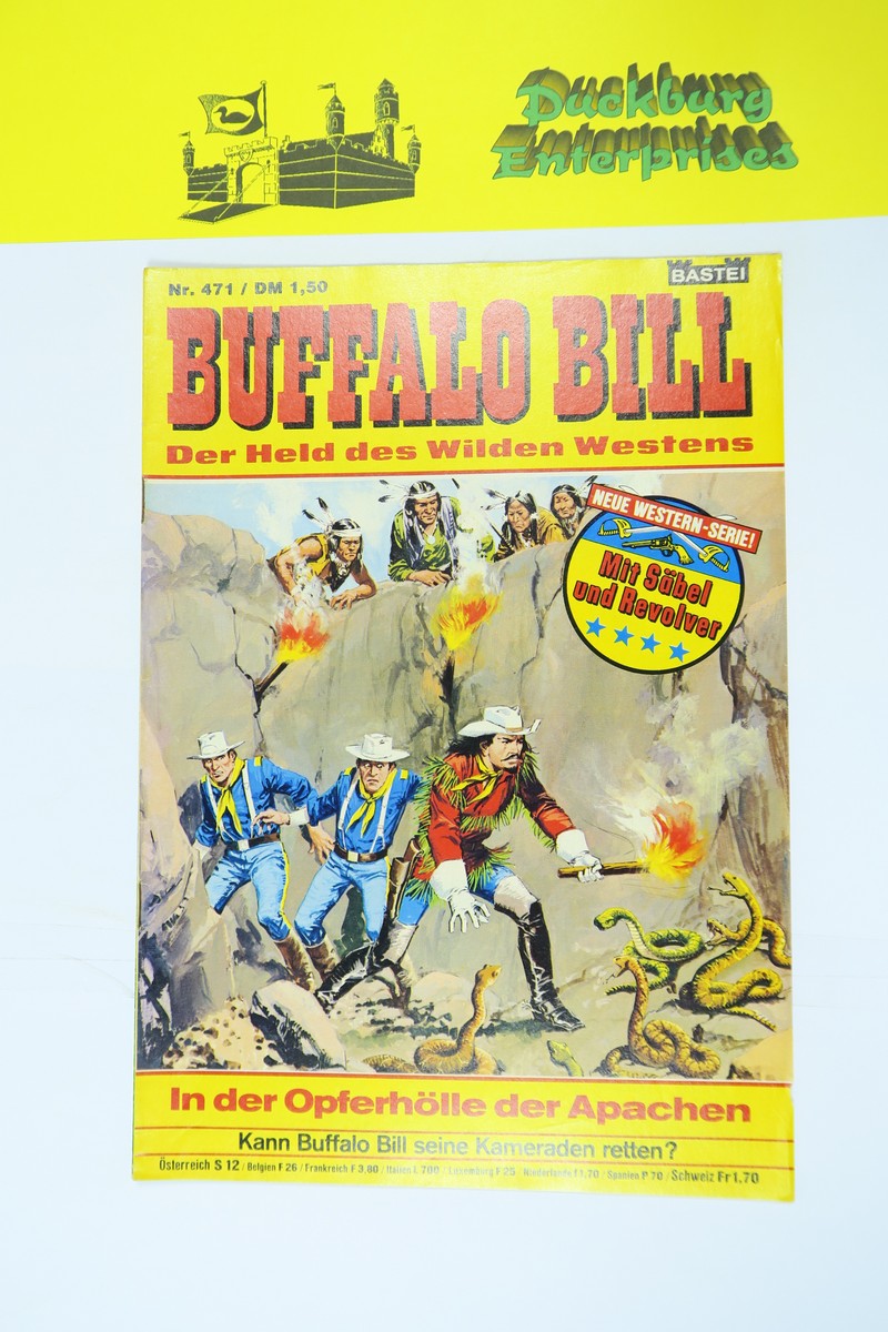 Buffalo Bill Nr. 471 Wäscher Bastei im Zustand (1-2). 162537
