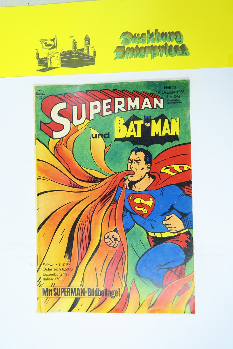 Superman Comic 1968/21   Ehapa im Zustand (2/2-3). 153675