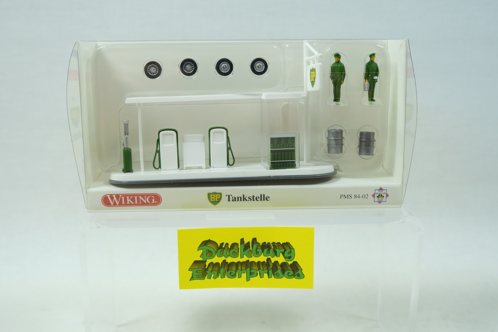 Wiking 84-02 Zubehörpackung BP Tankstelle PMS in OVP 1:87 171117