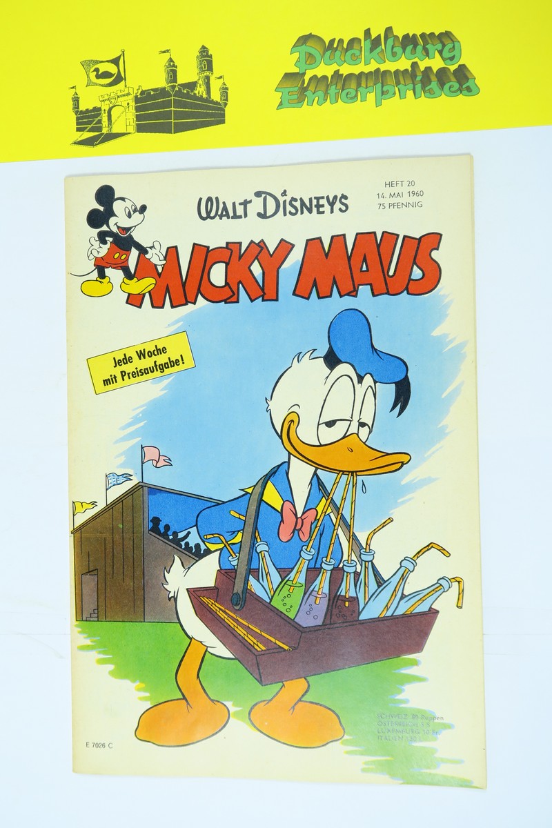 Micky Maus 1960/ 20 vom 14.5.60  Ehapa im Zustand (2). 162761