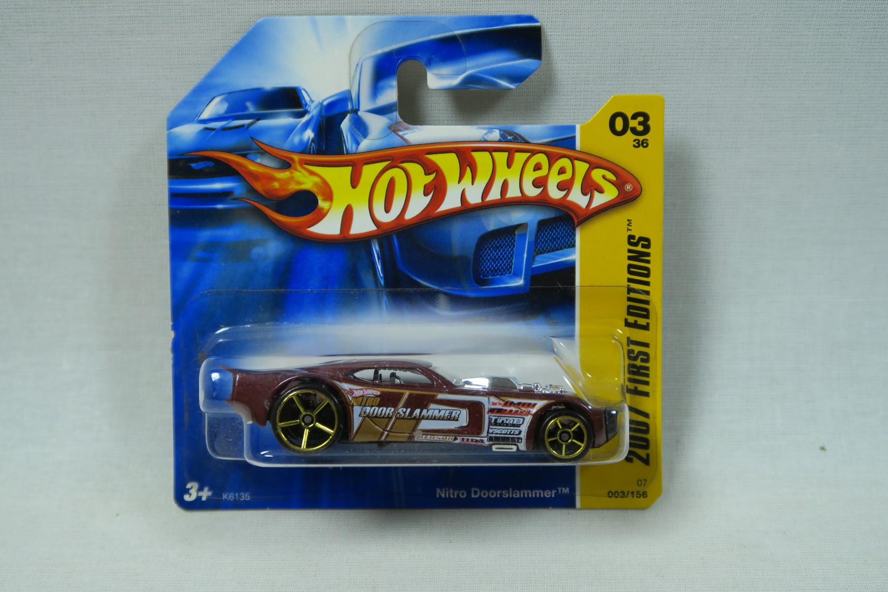 Hot Wheels # 03/36 Nitro Doorslammer  MOC  2007 Edition 138467