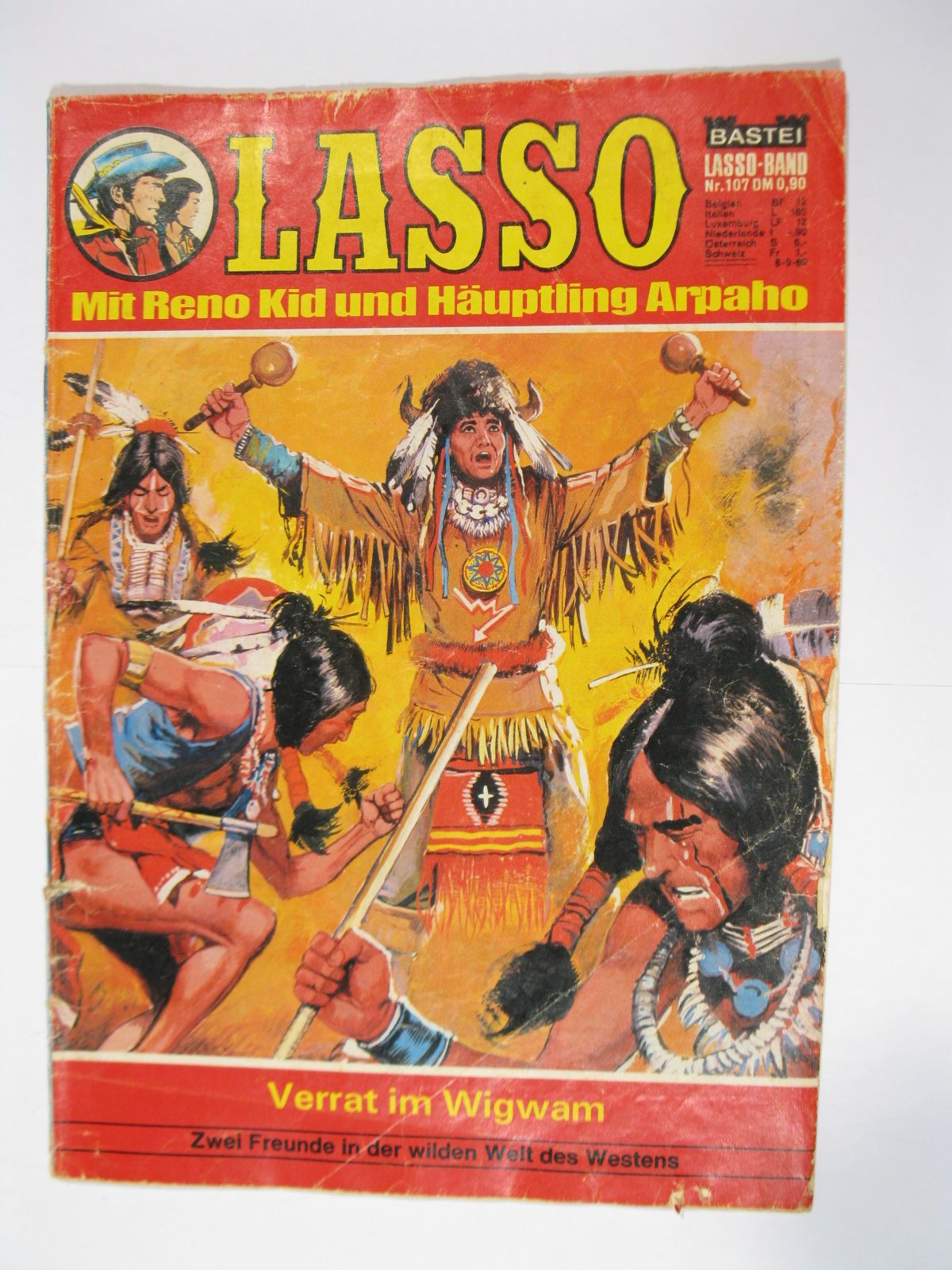 Lasso Nr. 107  Bastei Verlag im Zustand (3-4). 91631