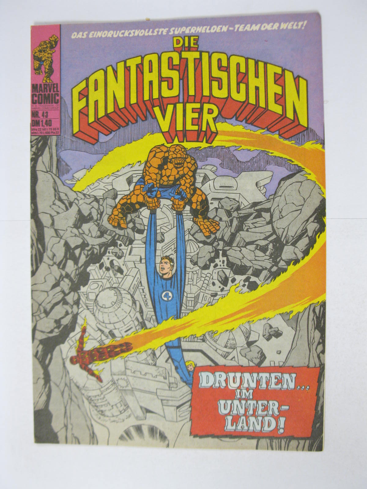 Fantastische Vier Nr.  43  Marvel Williams im Zustand (1-2). 124639