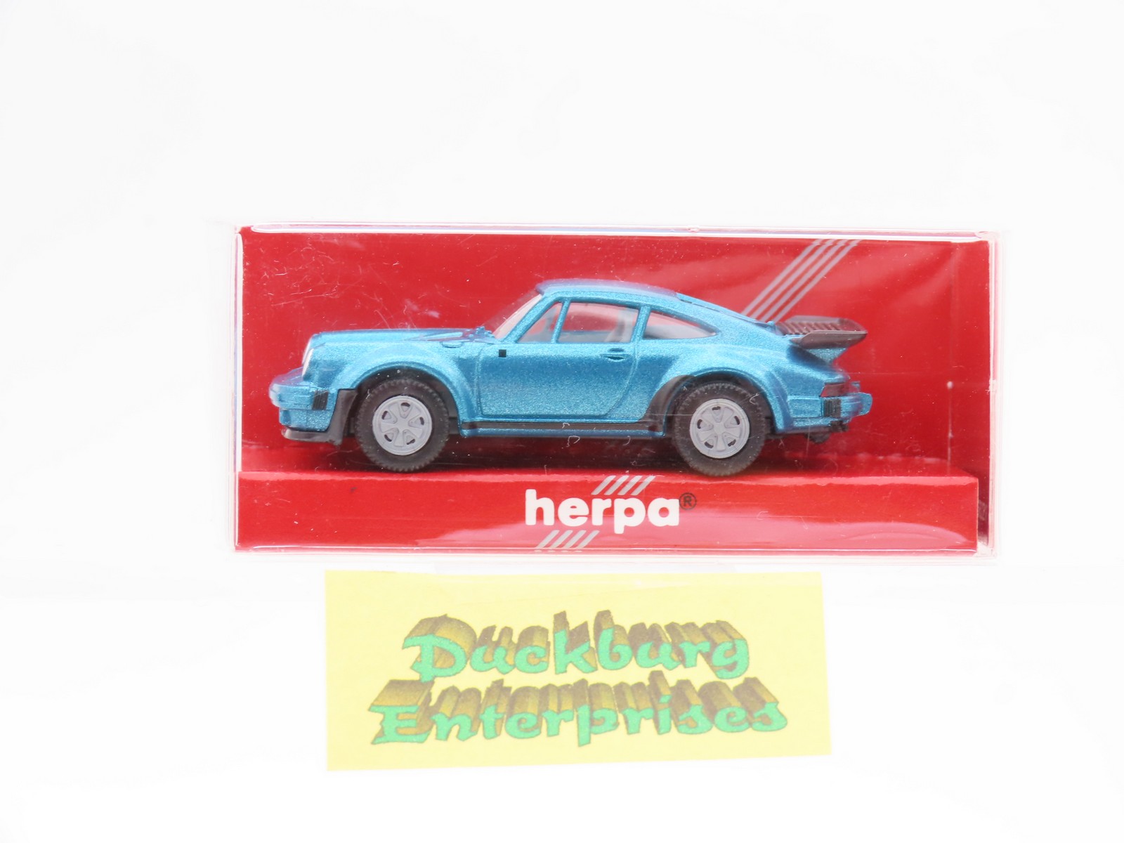 Herpa 020602 Porsche 911 Turbo blaugrün metallic in OVP 1:87 186447