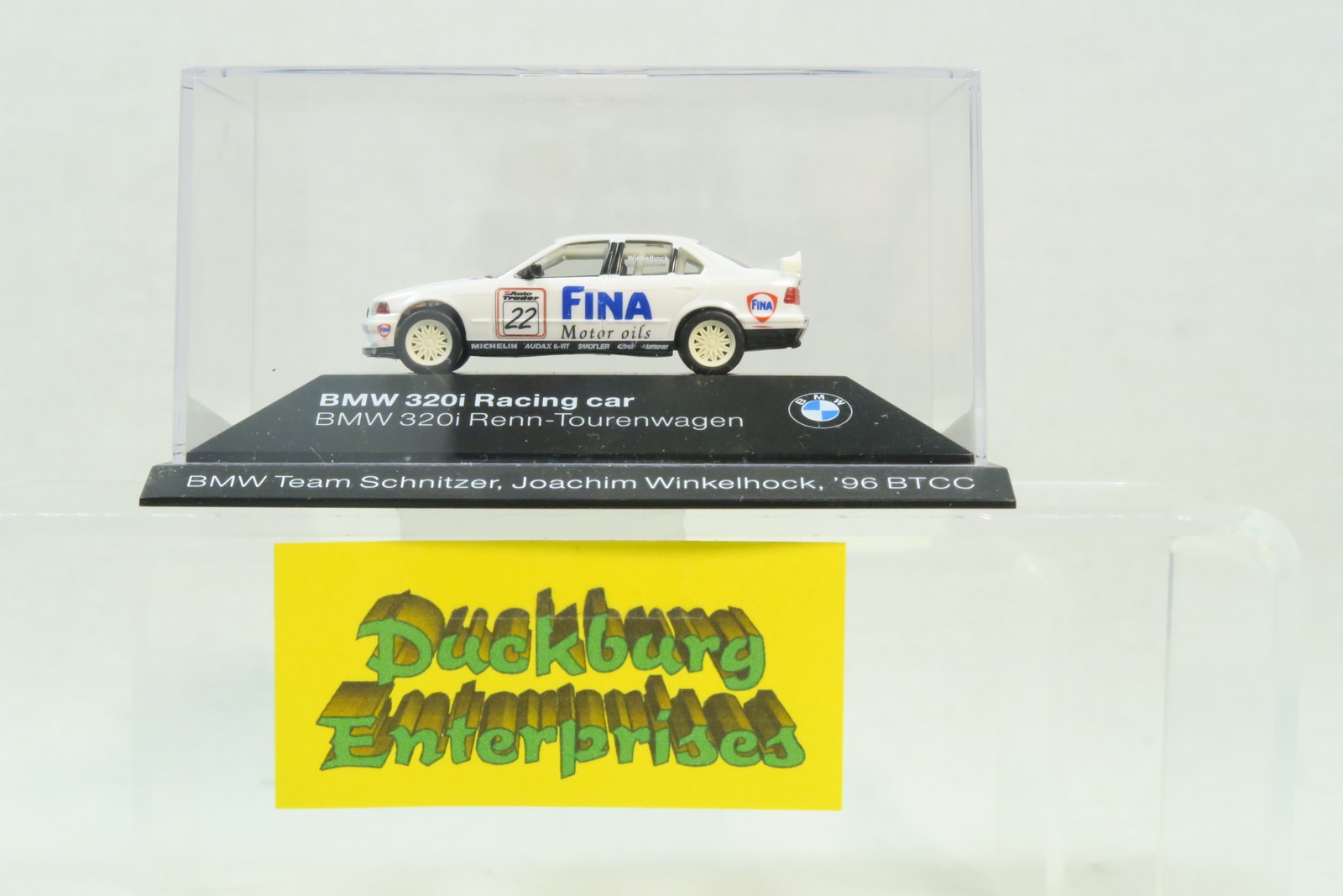 Herpa 1:87 PKW x BMW 320i Team Schnitzer Winkelhock 1996 in OVP 184331