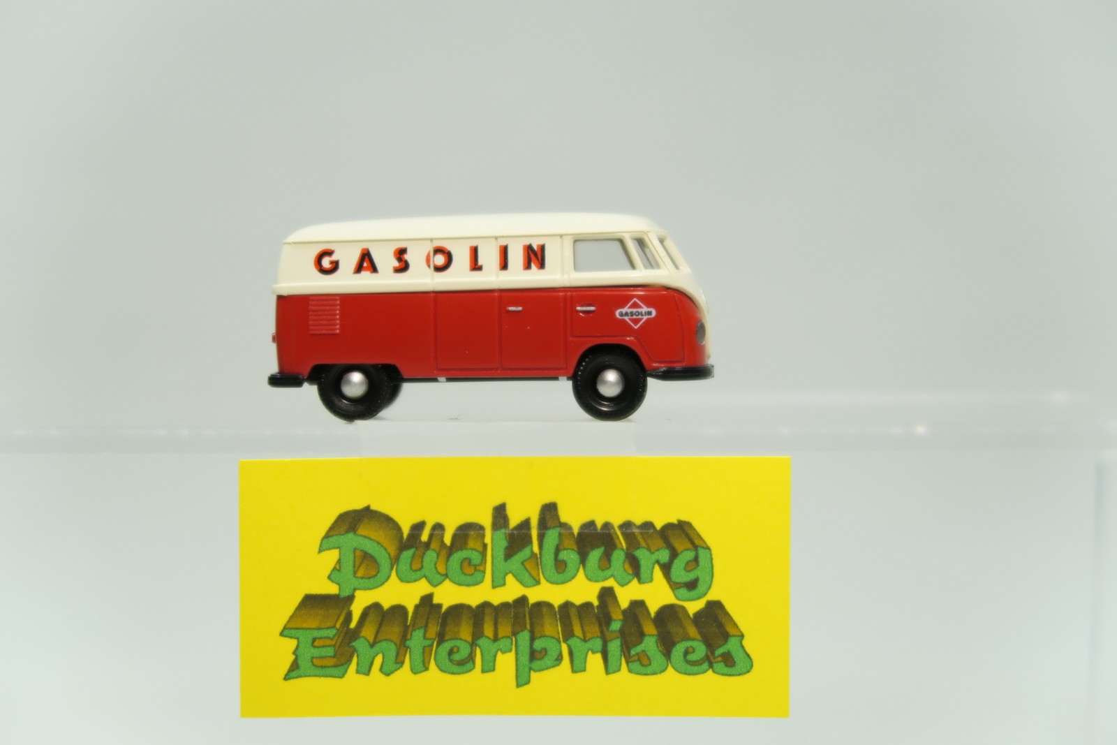 Brekina 1:87 3201 VW T1 Bus Bulli Gasolin weiß rot in OVP 173899