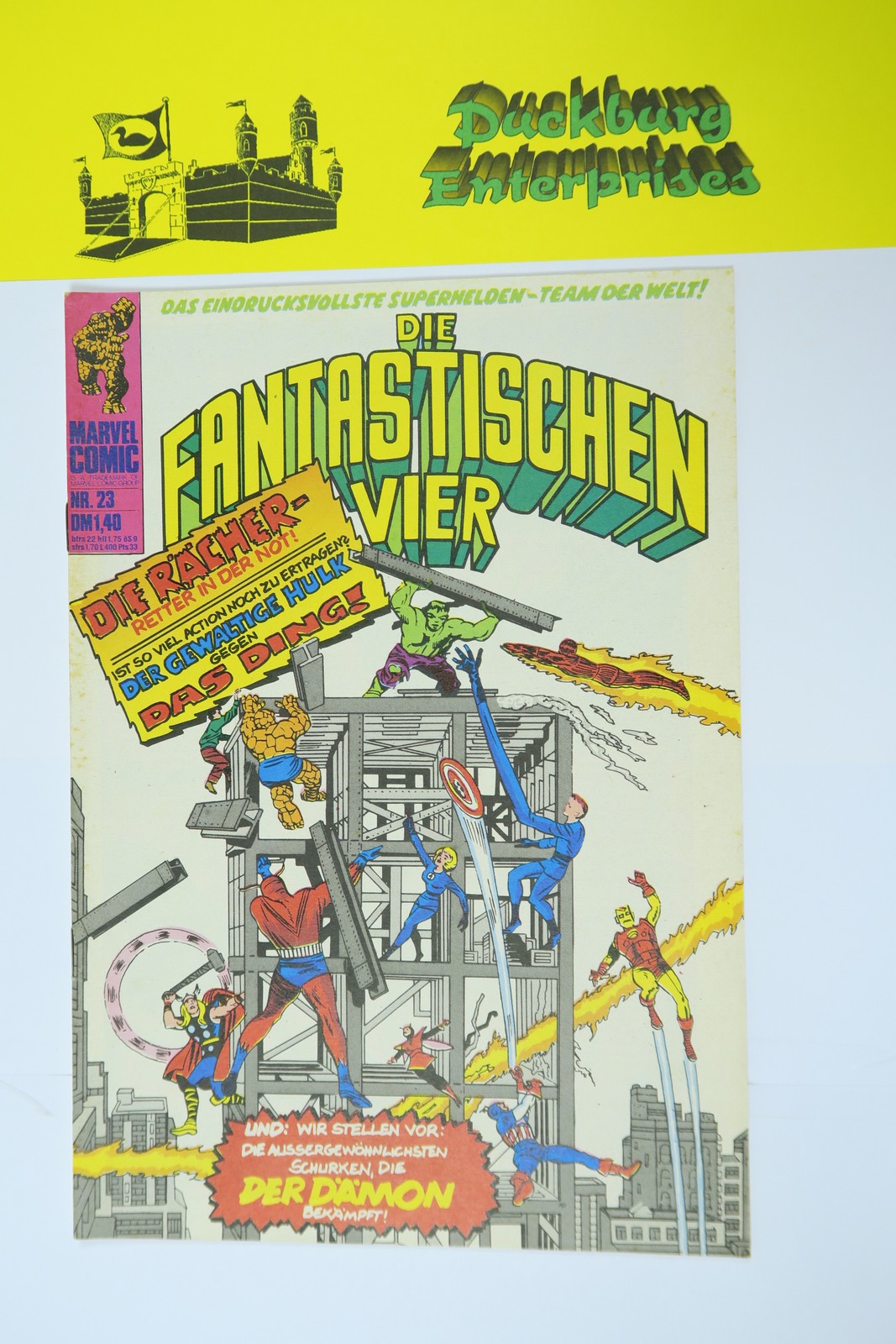 Fantastische Vier Nr.  23  Marvel Williams im Zustand (1-2). 150431