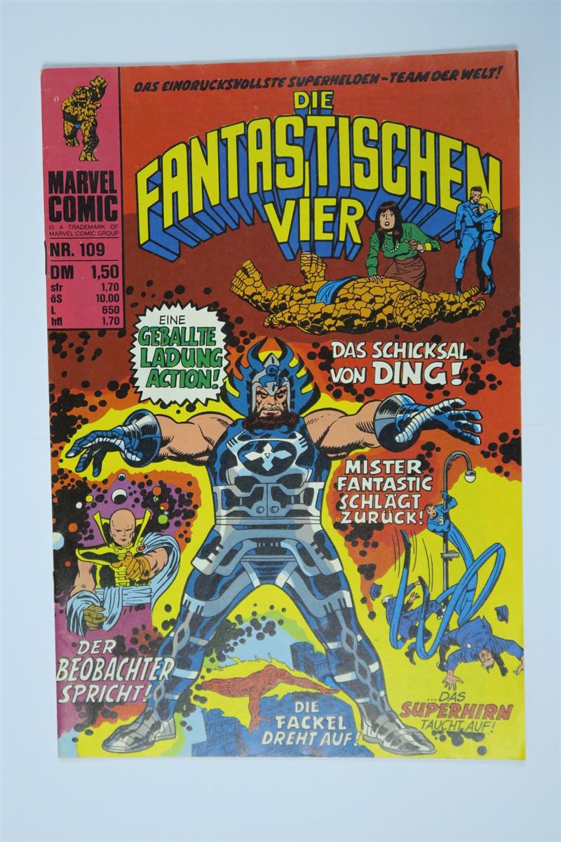 Fantastische Vier Nr. 109  Marvel Williams im Zustand (1/1-2). 142393