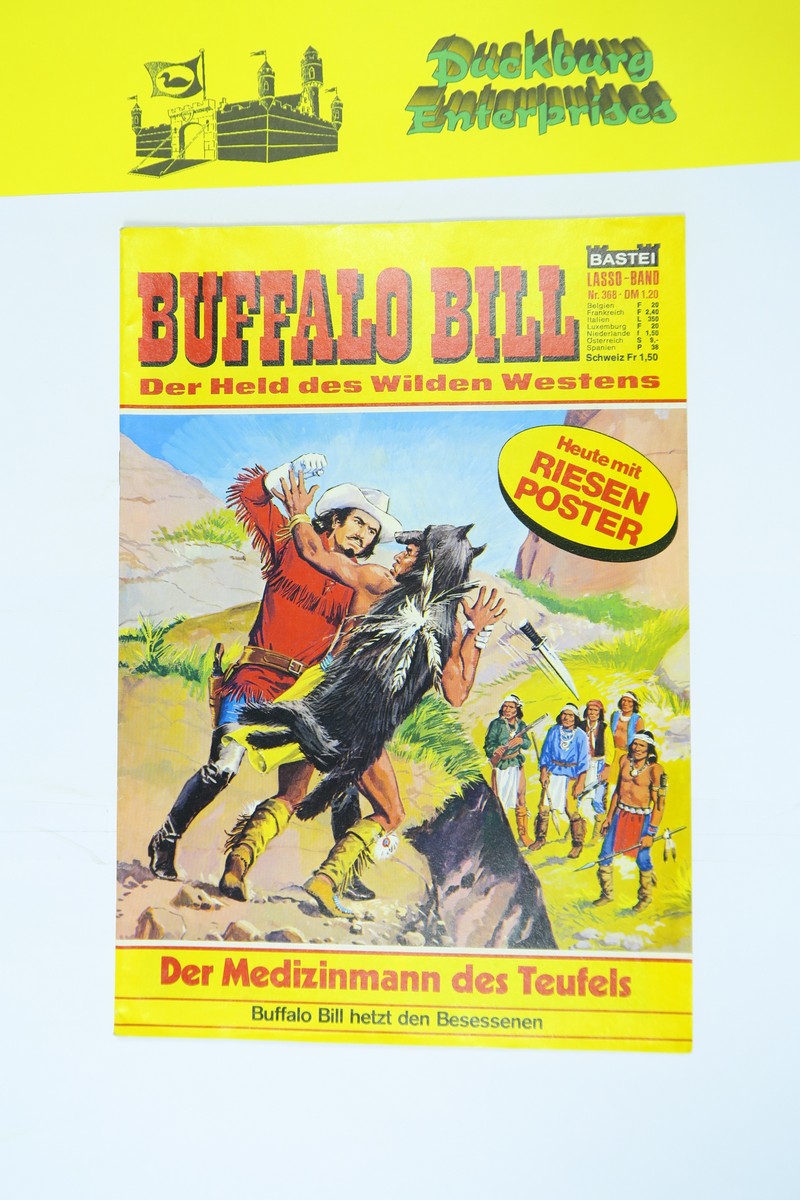 Lasso / Buffalo Bill Nr. 368  Bastei im Zustand (1-2 BEILAGE). 162533